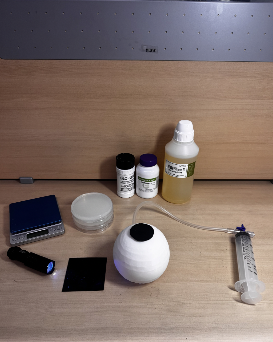 Experimental kit for student medical research